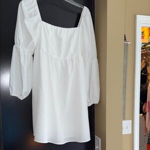 Elegant White Women's Exlura Top XL